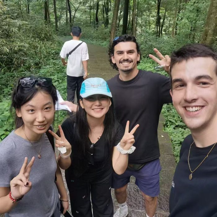 意大利游客调研现场